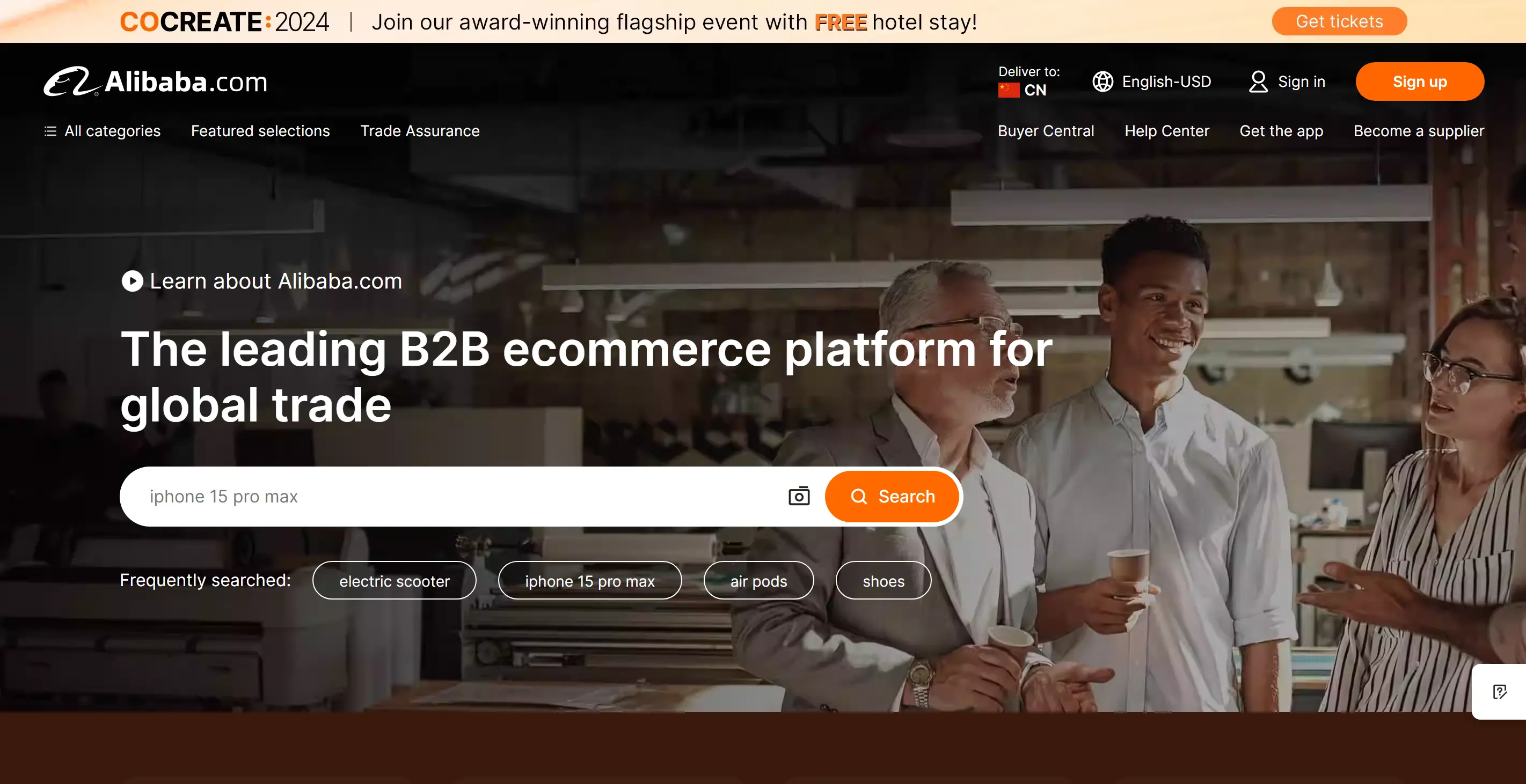 Alibaba - online B2B marketplace Alibaba - online B2B marketplace