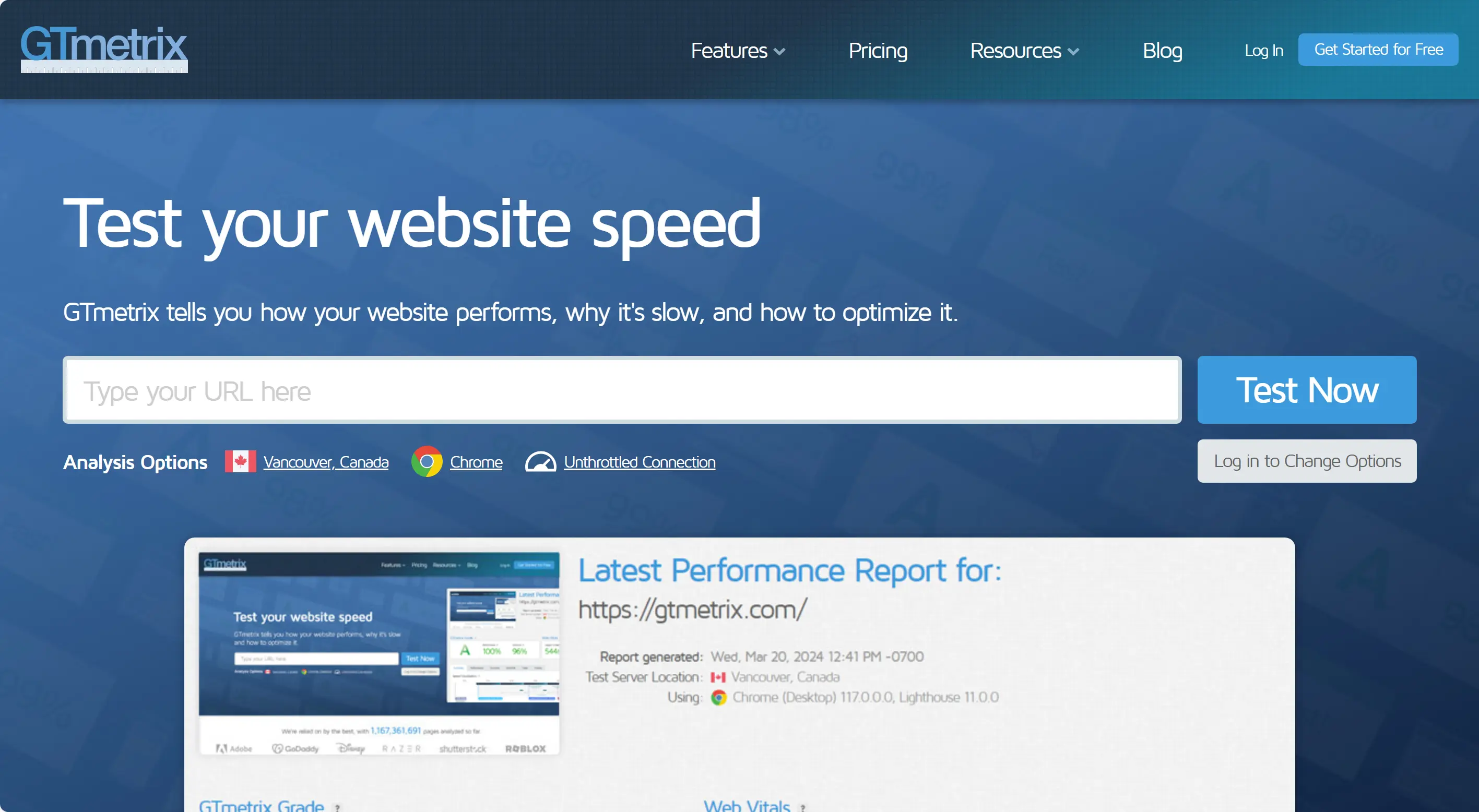 GTmetrix