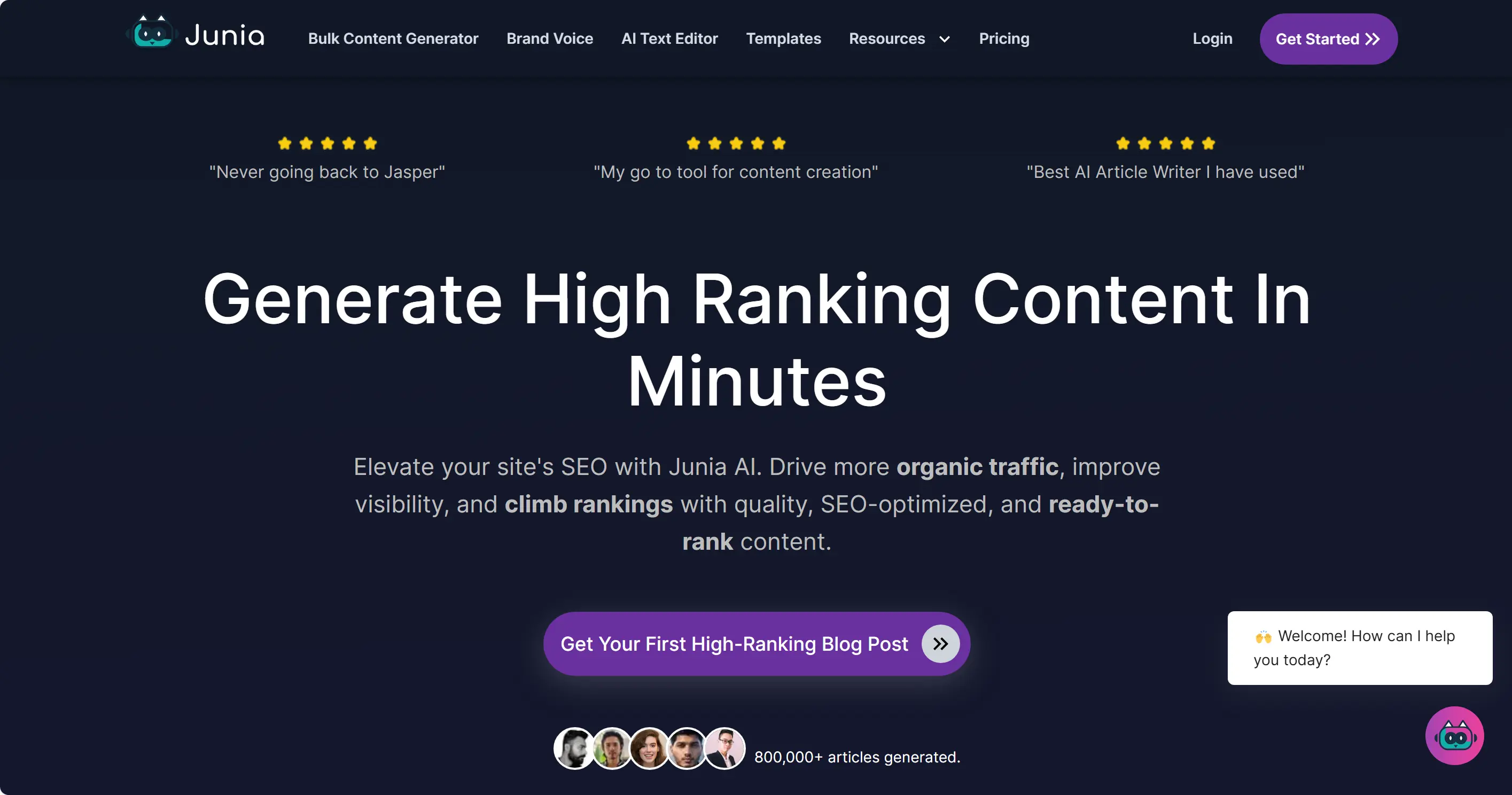 Junia AI - AI Writer for SEO & Content Generation Junia AI - AI Writer for SEO & Content Generation