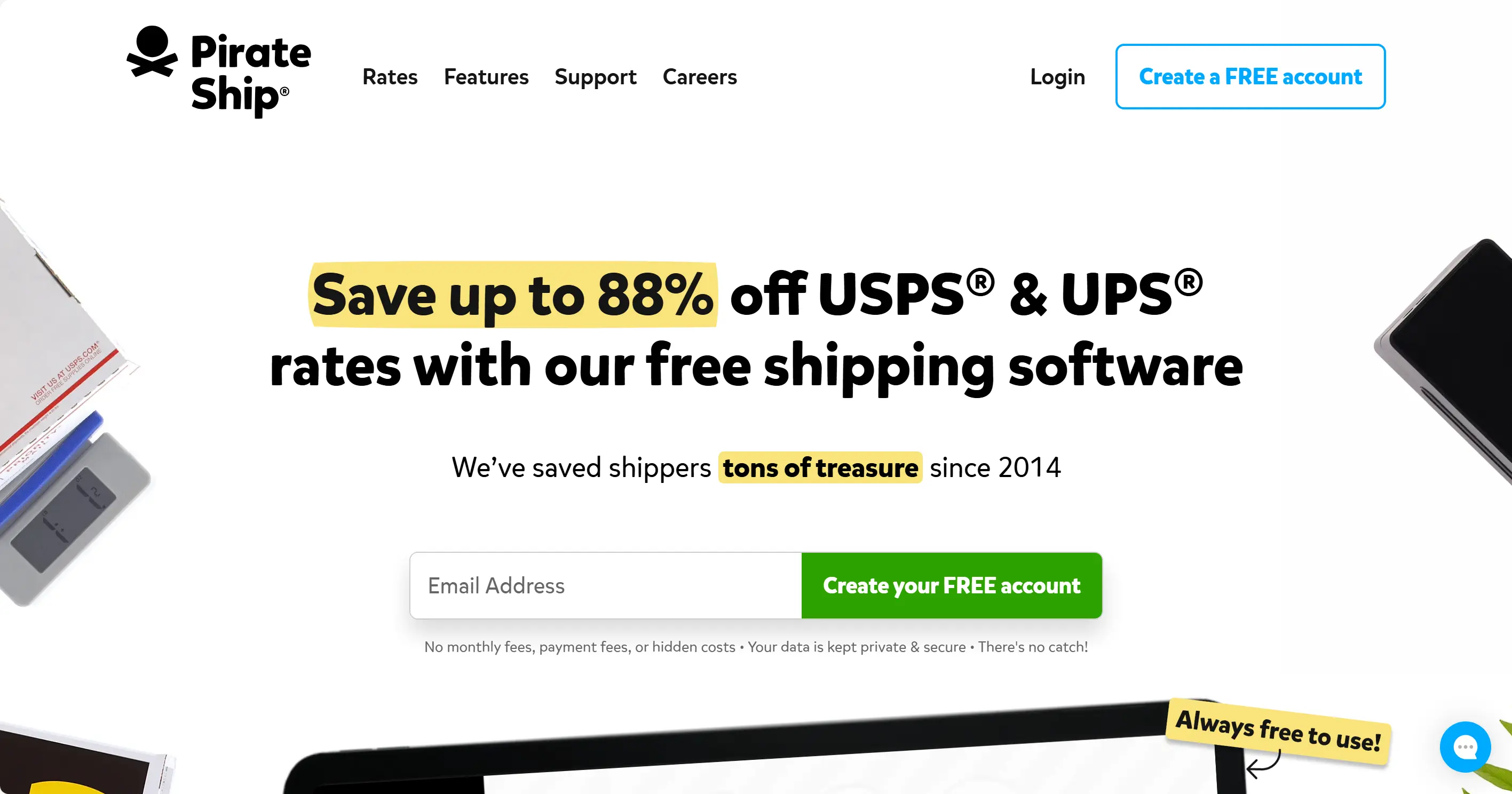 Pirate Ship - Free UPS and USPS shipping software Pirate Ship - Free UPS and USPS shipping software