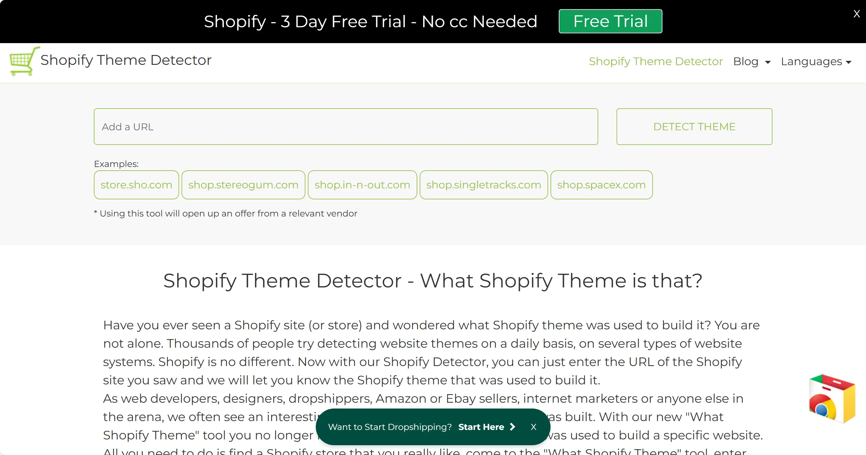 Shopify Theme Detector Shopify Theme Detector