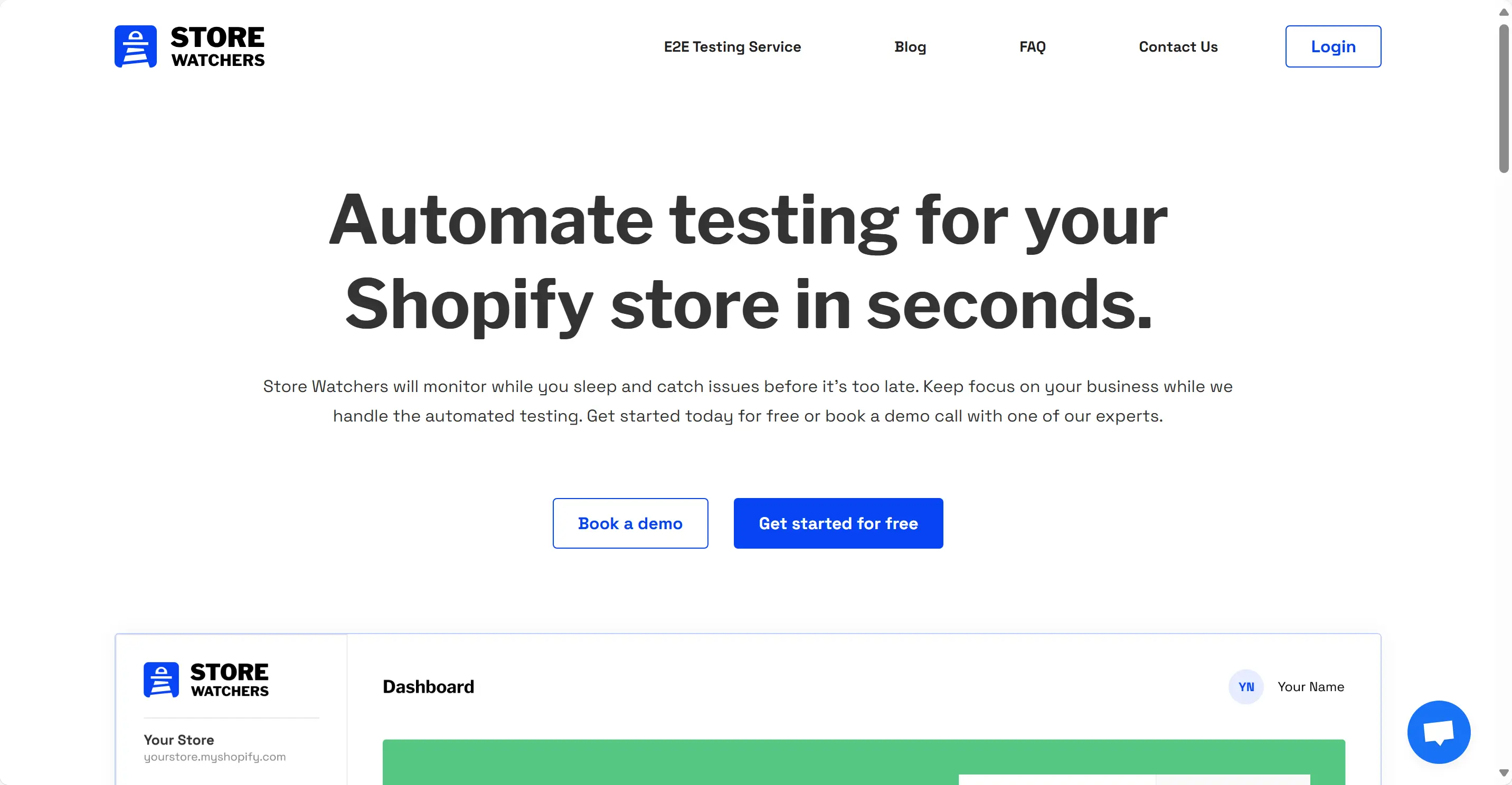 Storewatchers - Automated Testing & Monitoring for Shopify Storewatchers - Automated Testing & Monitoring for Shopify