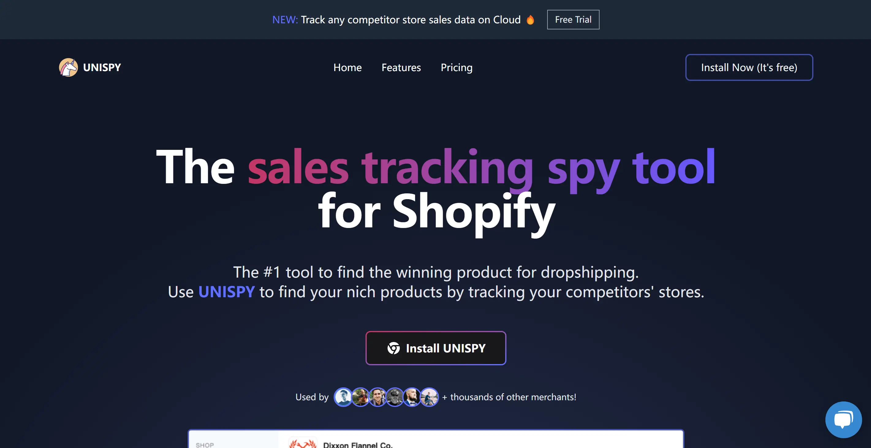 UNISPY - Shopify Sales Tracking Spy Tool UNISPY - Shopify Sales Tracking Spy Tool