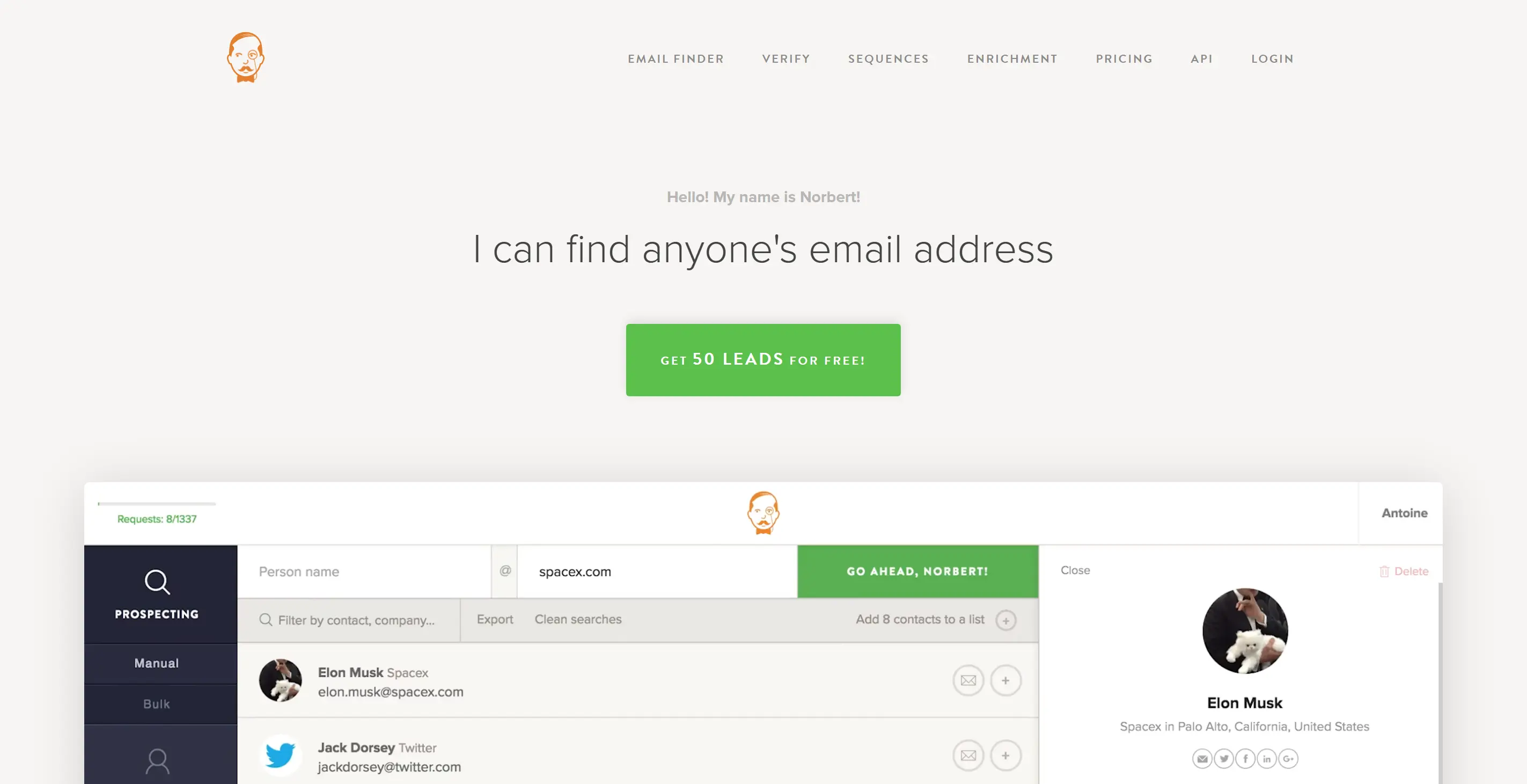 VoilaNorbert - Email Finder VoilaNorbert - Email Finder