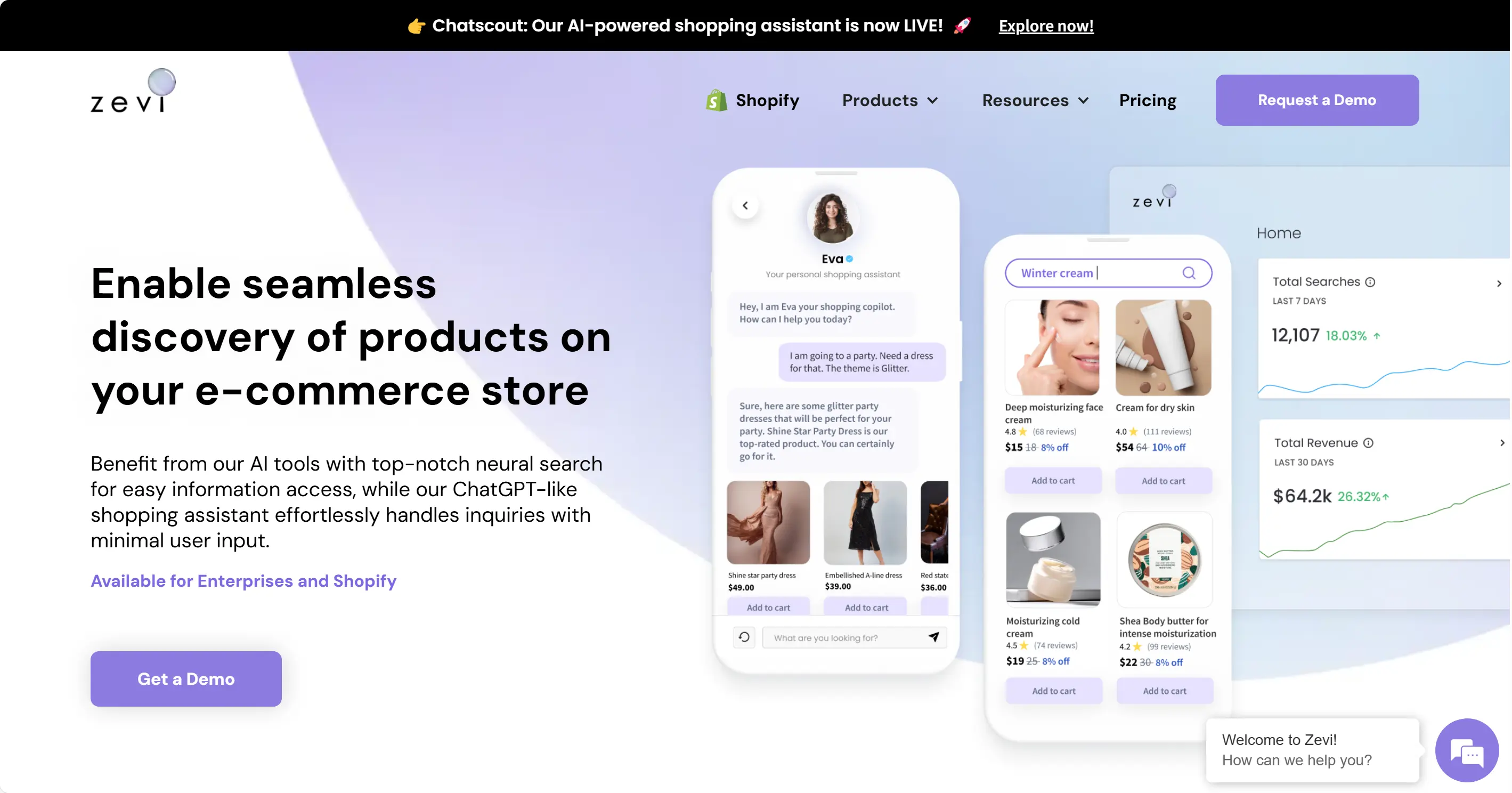 Zevi: AI Powered Site Search & Discovery For Shopify Zevi: AI Powered Site Search & Discovery For Shopify